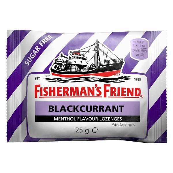 3 x Fisherman's Friend Blackcurrant Sugar Free 25g