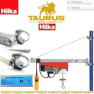 HILKA-TOOLS 600kg HILKA PRO Mounting Electric Hoist Scaffolding 180 Degrees Support Arm DIY