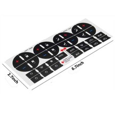AC Dash Button Repair Kit Replacement Decal Sticker for Chevrolet GMC Tahoe