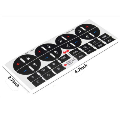 #ad #ad AC Dash Button Repair Kit Replacement Decal Sticker for Chevrolet GMC Tahoe $0.99