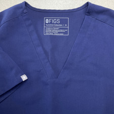 Figs Scrbs Top Casma Medium Navy Blue