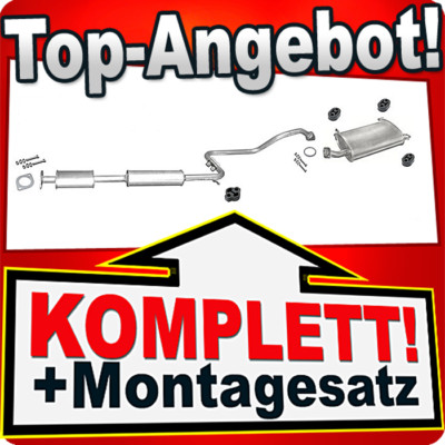 Auspuff für NISSAN PRIMERA (P11) 1.6 106PS 1.8 EURO3 Auspuffanlage
