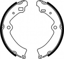 ABE Bremsbackensatz Bremsbacken hinten für Suzuki SJ 413 OS Samurai