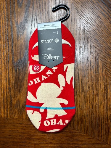 Stance Disney LILO AND STITCH X STANCE OHANA MEANS FAMILY NO SHOW SOCKS Men L - Picture 2 of 3
