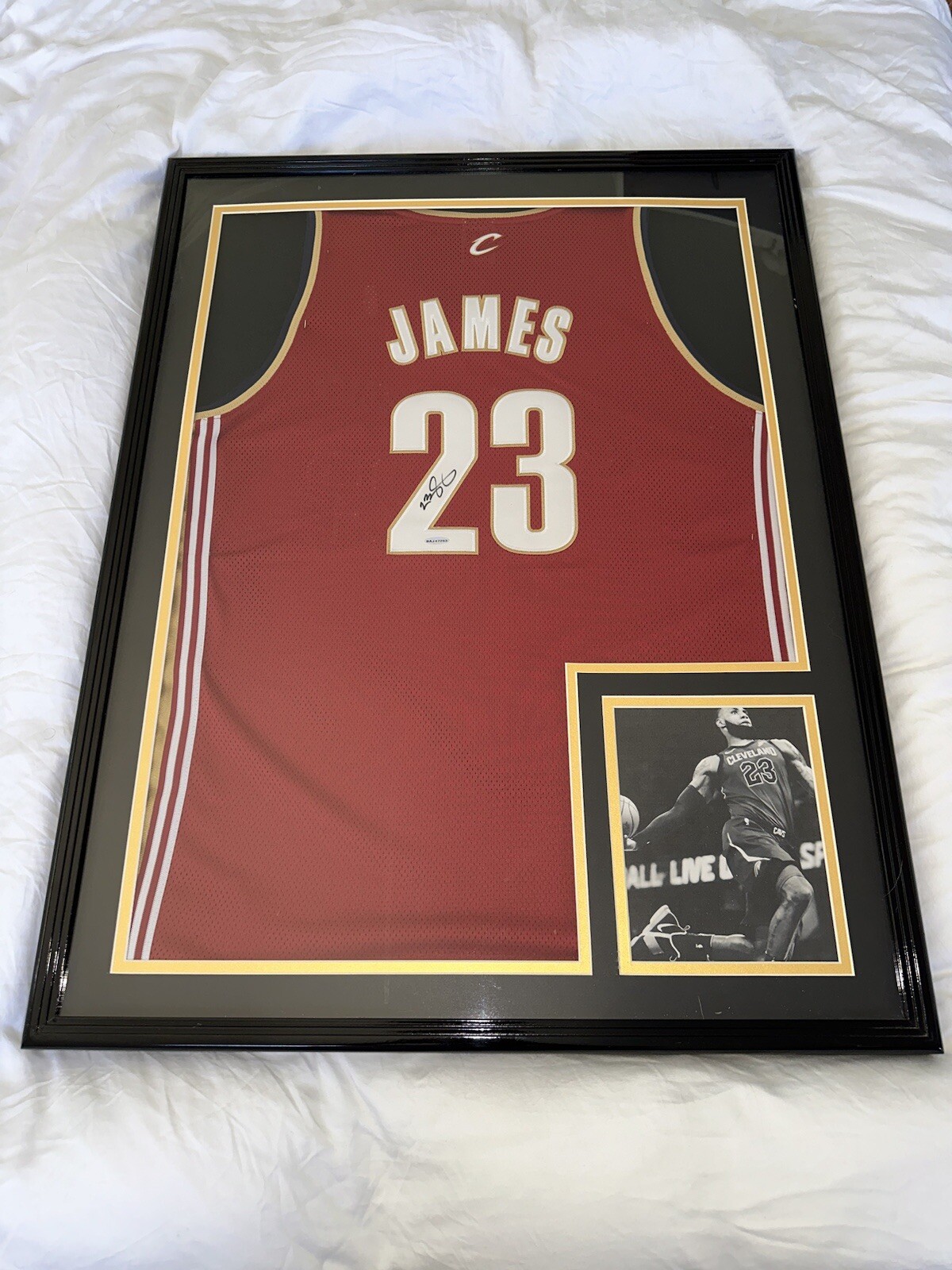 LeBron James Autographed Signed Cleveland Cavaliers Rookie 2003 Jersey UDA Certified 