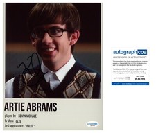 Kevin McHale ‘Glee’ Signed Autograph 8x10 Photo ‘Artie Abrams’ ACOA