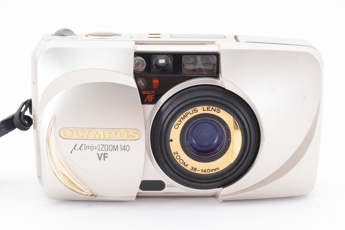 OLYMPUS μ[mju:] ZOOM 140 VF Olympus compact film camera As-is from