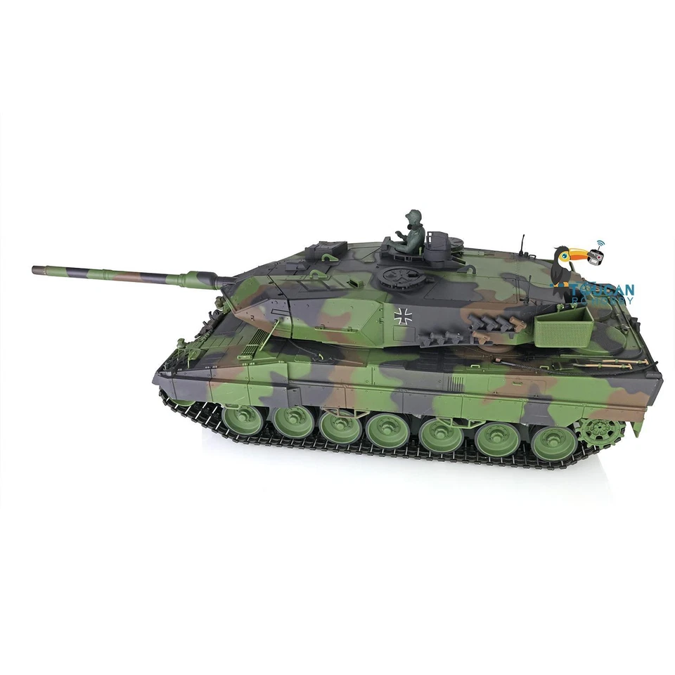 Henglong 1/16 7.0 Leopard2A6 IR BB RC Tank 3889 Barrel Recoil FPV 360° Rotary - Image 2 of 4
