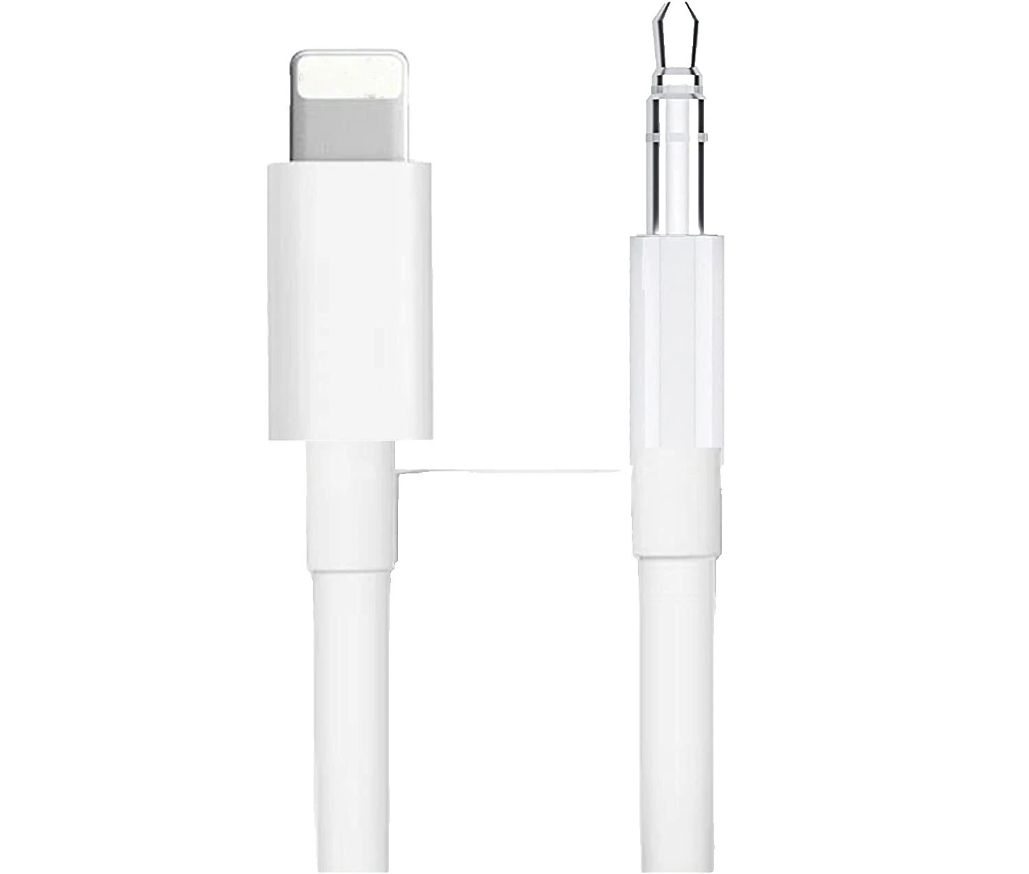 White Cell Phone Audio Adapters for Apple