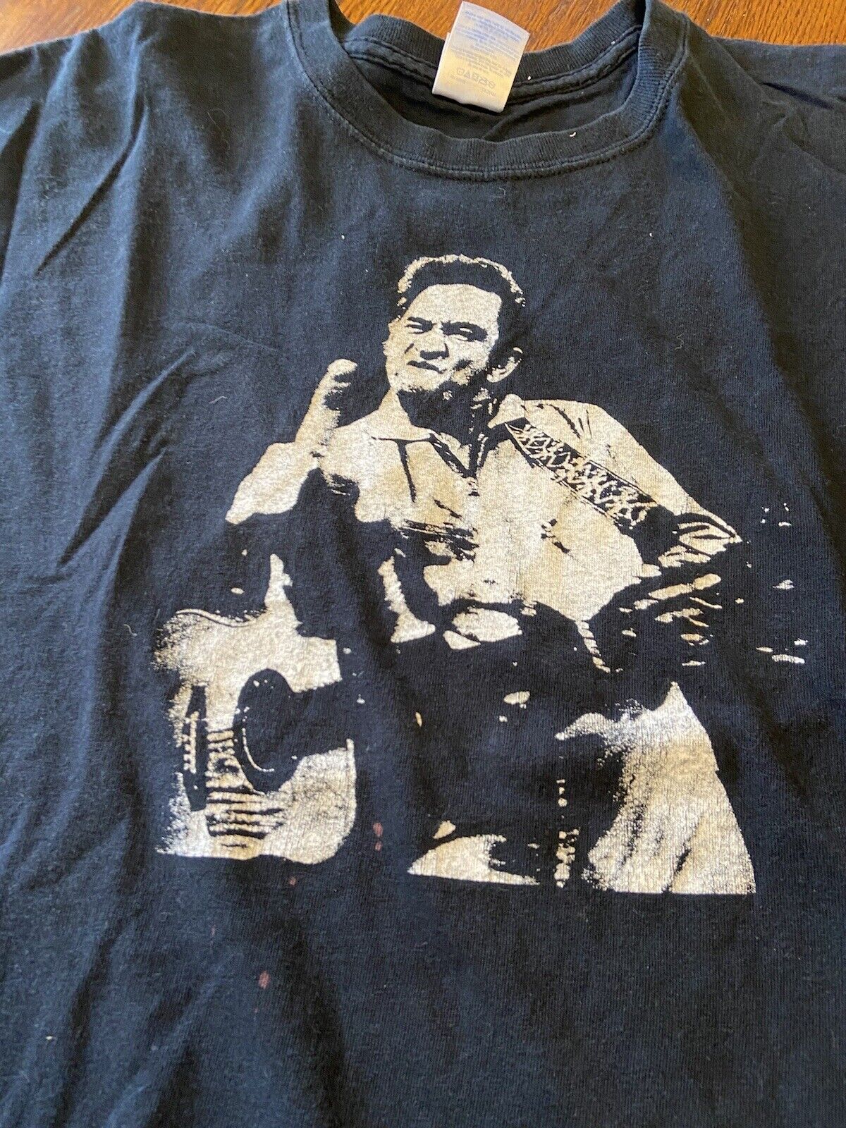 Johnny Cash Graphic Shirt Sz L - image 2