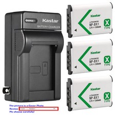 NP-BX1 Battery or Wall Charger for Sony FDR-X1000V FDR-X3000 DSC-RX1 HDR-PJ440