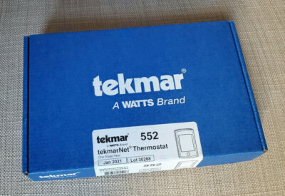 Tekmar 552 tekmarNet Watts Brand Thermostat  7-Day Programmable One Stage Heat