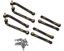 Samix FCX24 Brass High Clearance Link Kit (Black) (8) [SAMFCX24-4031]