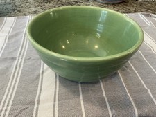 VINTAGE Bauer Pottery Ring Ware #12 Jade Mixing Bowl