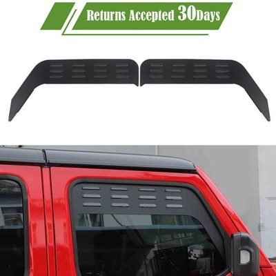 For 2018-2023 Jeep Wrangler JL/JT Window Visor Vent Shade Rain Guards Deflector