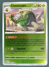 Chesnaught 7/86 - Reverse Holo - Chaos Rising- Pokemon Cards - English NM