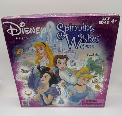 Disney Princess Spinning Wishes Board Game Complete