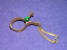 Rose Gold Tone Purse Handkerchief or Glove Clip Keeper