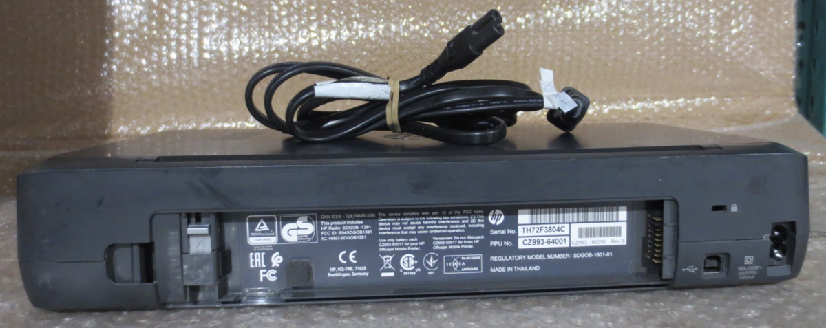 HP OfficeJet 200 Mobile Printer SDGOB-1601-01 W NO BATTERY | eBay