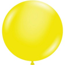 Tuftex 17" Crystal Yellow Latex Balloons (50ct)