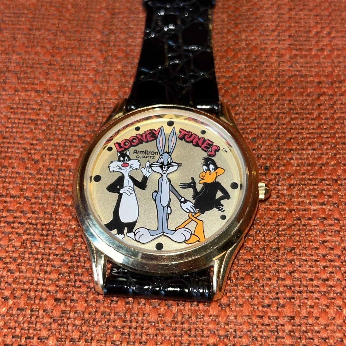 Looney Tunes Watch Armitron Collectibles Warner Bros. 1992 Bugs Bunny & Friends ARMITRON Looney Tunes Bugs Bunny Watch New in Tin Hard To  main image 2