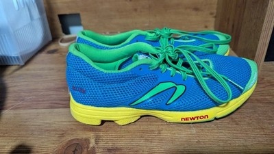 Newton Women's Mesh Lace-Up Low Top Athletic Sneakers Blue Green Yellow W008224