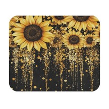 Sunflower Garden Mouse Pad, Floral Desk Accessory, Gamer Pad