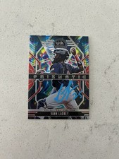 VAHN LACKEY Auto Signed 2026 Panini Stars & Stripes Prizm PRIZMATIC RED /199