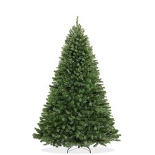 OPEN BOX - 4.5FT Green Spruce Realistic Artificial Holiday Christmas Tree with