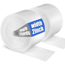 Fiberglass Cloth Tape, 6 oz, 2" Wide by 65.6 yd, 197FT Non Adhesive Woven Fib...
