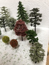 OO scale  15 Trees ,Scenery, Multi Sizes Model Railway. Train Set Diorama PJA66R