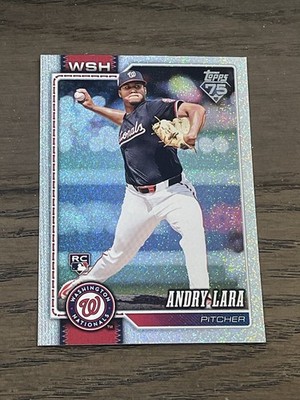 2026 Topps Sandglitter #36 Andry Lara Washington Nationals RC