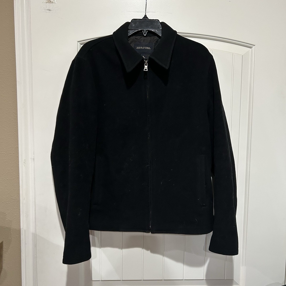 ジャケット・アウター 00s BananaRepublic cashmere drizzler jkt Banana Republic WOOL-CASHMERE Full Zip Sweater Jacket . M | eBay