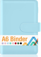 A6 Notebook Binder, 6 Ring Planner with Stylish Design, Loose Leaf Personal Orga
