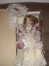 Janice Berard Treasured Heirlooms Collection by Kais. Porcelain Doll Emily Rose