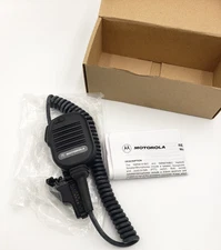 New Motorola NMN6193C Public Safety 6ft Remote Speaker Microphone 60d Warranty!