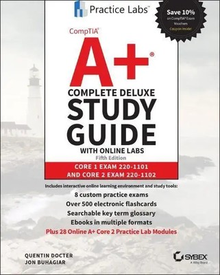 Comptia A+ Complete Deluxe Study Guide with Online Labs | Quentin Docter (u. a.)