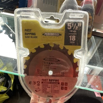 Performax Titanium 5-1/2 in 140 mm 18T C3 Micrograin Carbide Circular Saw Blade