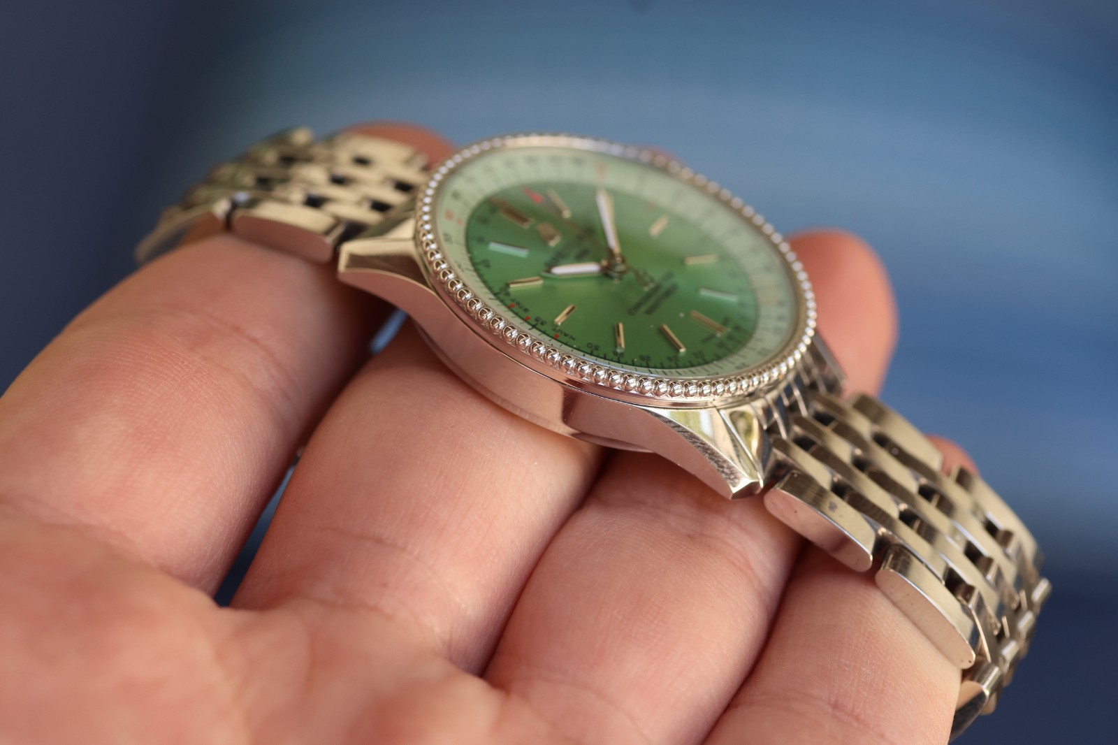 Breitling Navitimer Automatic 35 Green Dial ref. … - image 3