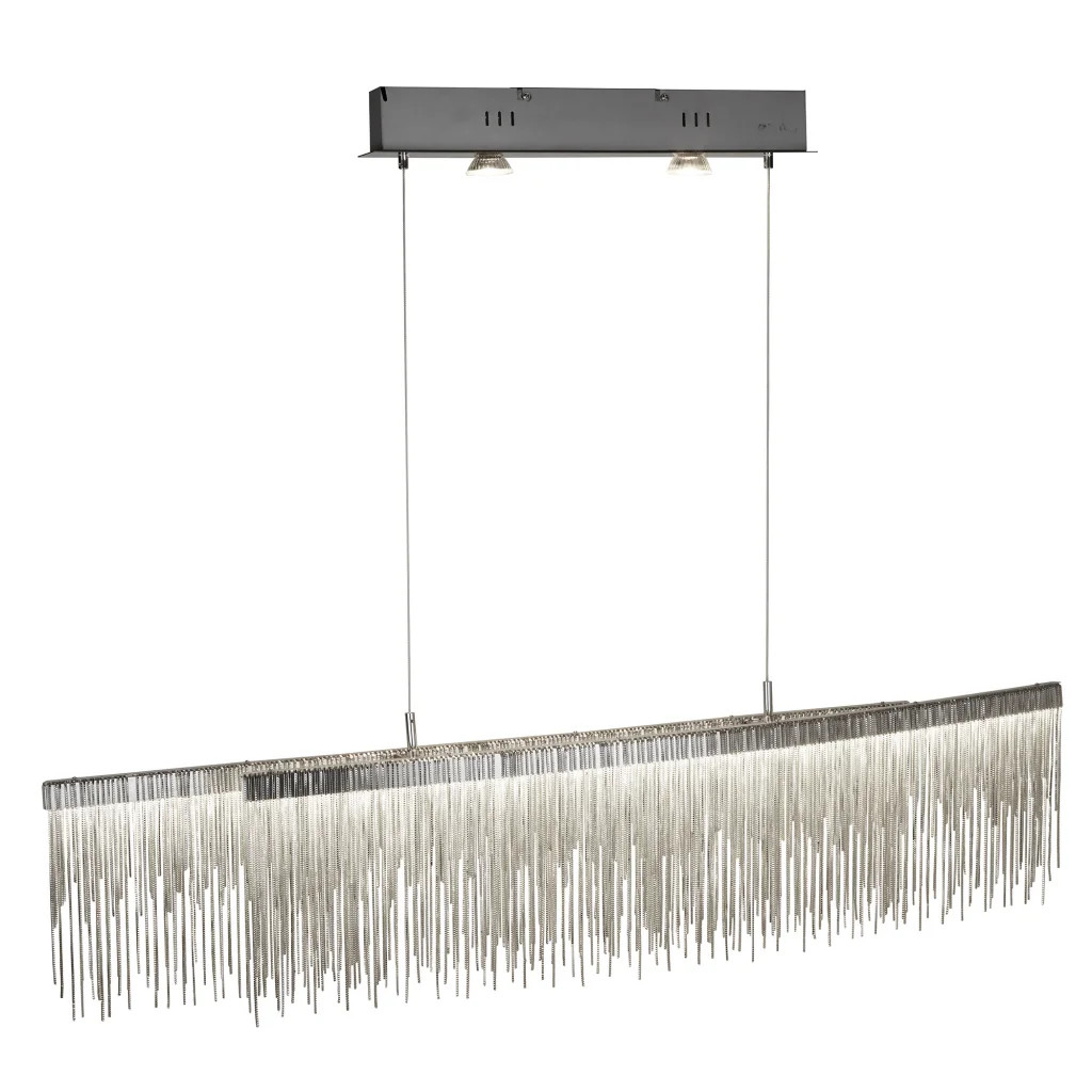 Ceiling Light Silver Memphis LED Searchlight 6061SS
