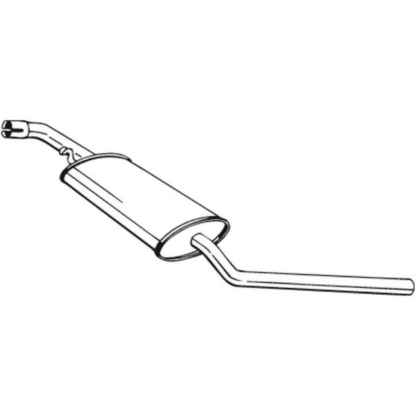 Bosal MittelschalldäMpfer SchalldäMpfer FüR VW Transporter IV 70XD 2.4 D-image