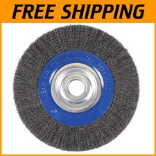 10" x 1" Wire Wheel - Bench Grinder Attachment