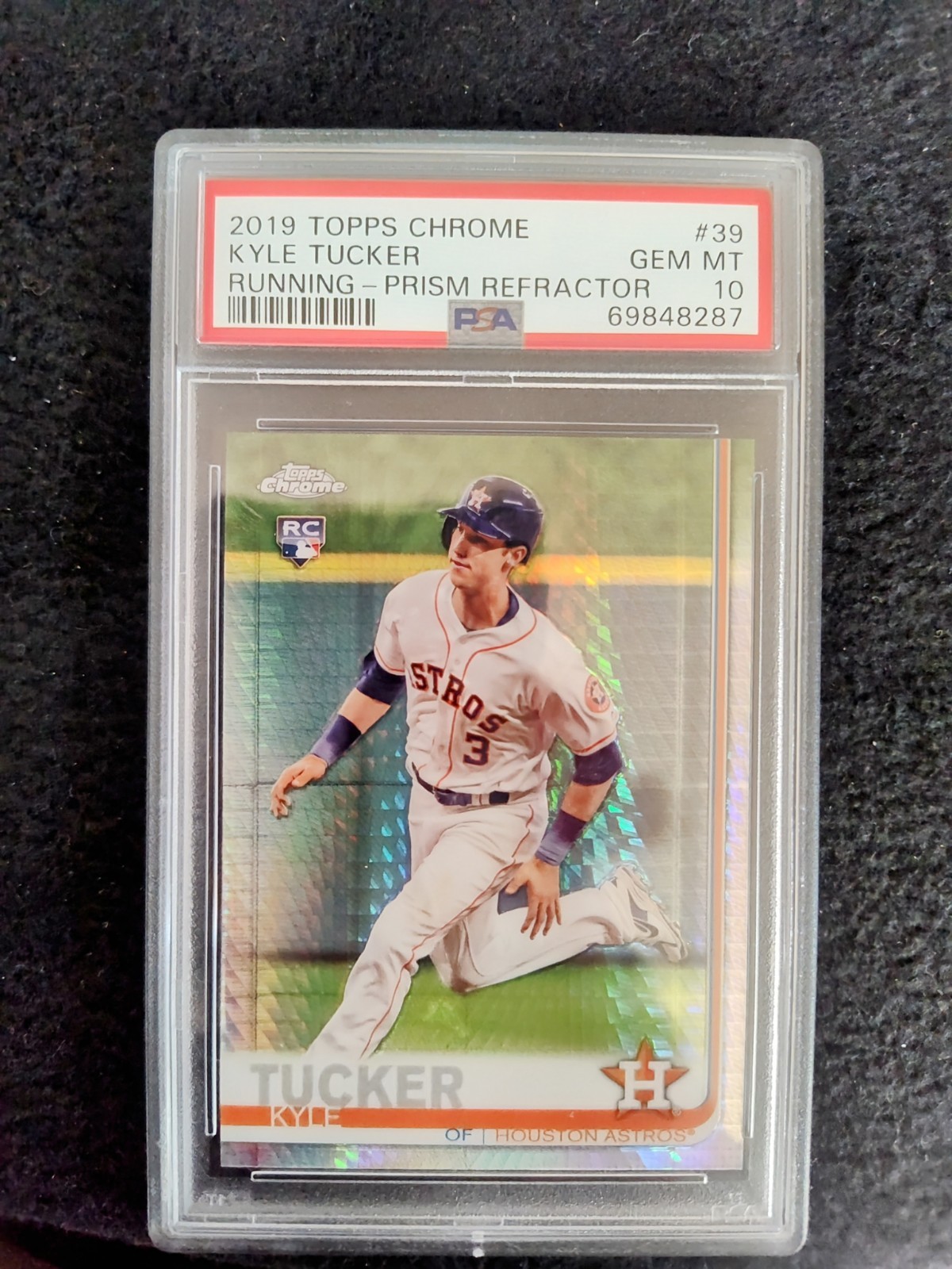 2019 Topps Chrome - Kyle Tucker #39 Prism Refractor (RC) PSA 10