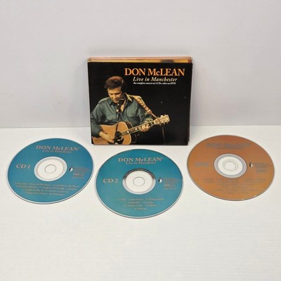 Don McLean Live In Manchester The Complete Concert On 2 CDs And 1 DVD Set