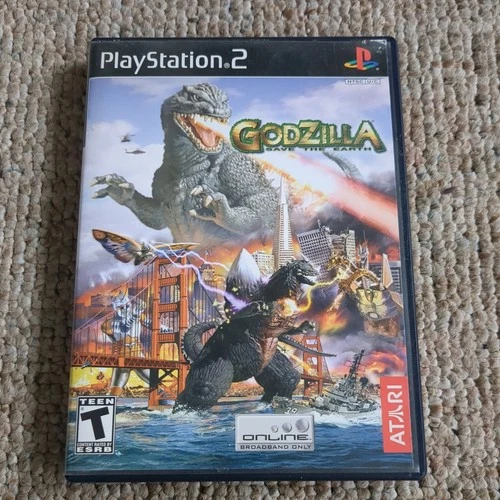 Godzilla Save the Earth PS2 - Cib Tested & Working!