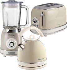 Image of Ariete ARPK25 Retro Style Dome Kettle, 2 Slice Toaster & Jug Blender Set