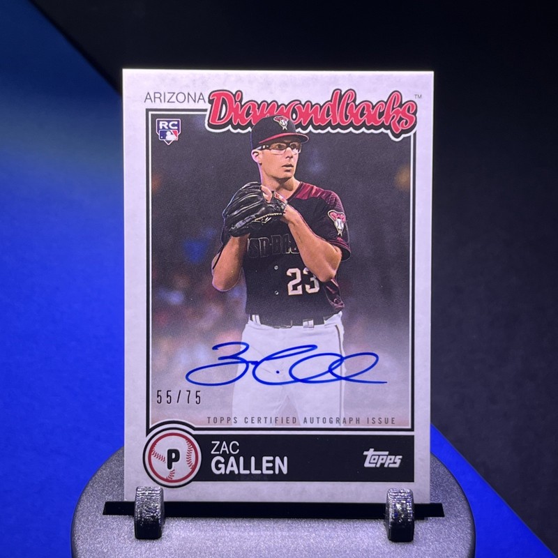 2020 Topps Brooklyn Collection - Brooklyn Autographs Zac Gallen #BKA-ZGL /75
