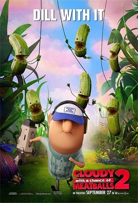 Wolkig mit Aussicht auf Fleischbällchen 2 2013 4 Filmposter Kunstdruck Remastered Pro
