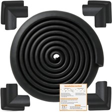 Baby Proof Corners and Edges Protector 20ft Edge 8 Corner Guard, Fireplace Ba...