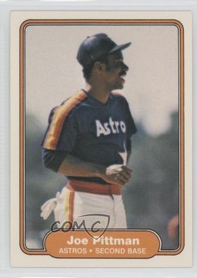 1982 Fleer Joe Pittman #222 4h6